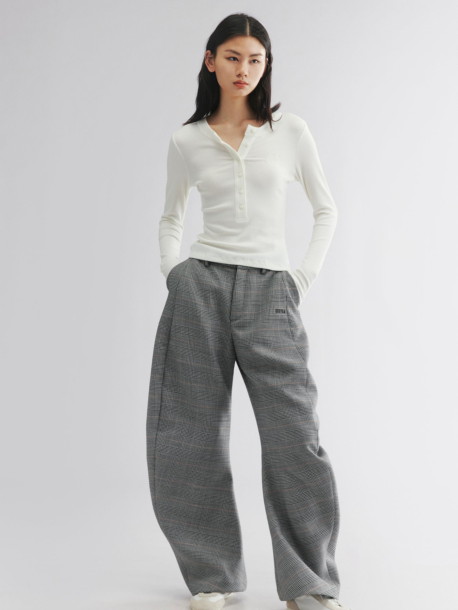 Tailored Wool blade pants-grey