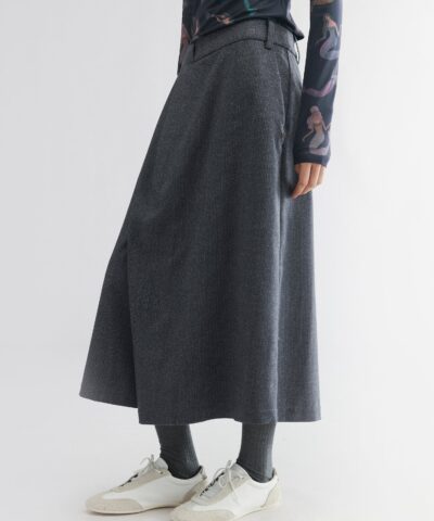 Wrap wool skirt - Image 5