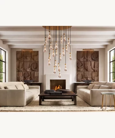 RH Rain Round Chandelier 36" - Image 7