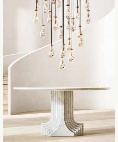 RH Rain Round Chandelier 36" - Image 6