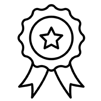 award medals icon icon related to champion winner success reward line icon style design simple design editable vector