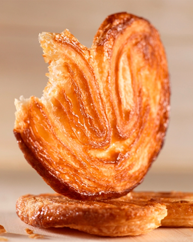 Alternative view of Butter puff pastry palmiers 3 Pack