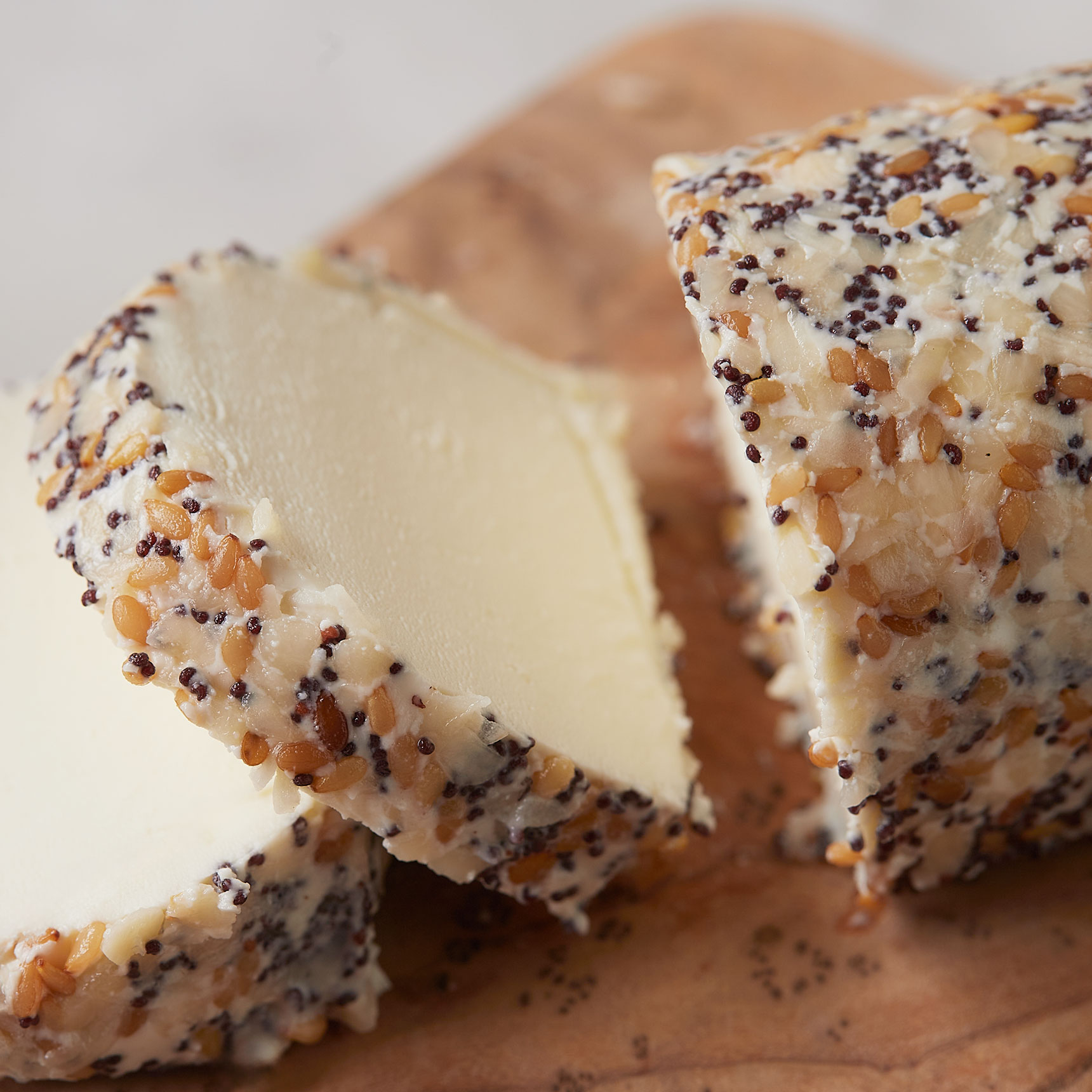Alternative view of Mitica Wooly Wooly Everything Seasoning Fresh Sheep's Milk Cheese - 5 oz. Log
