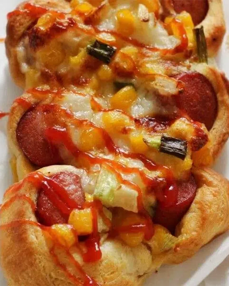 Alternative view of Korean Sausage Bread