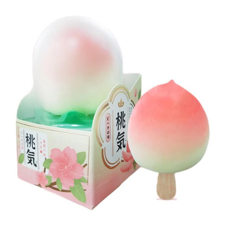 Alternative view of Tao Qi (桃気) Peach Ice Cream 3Pcs/225g