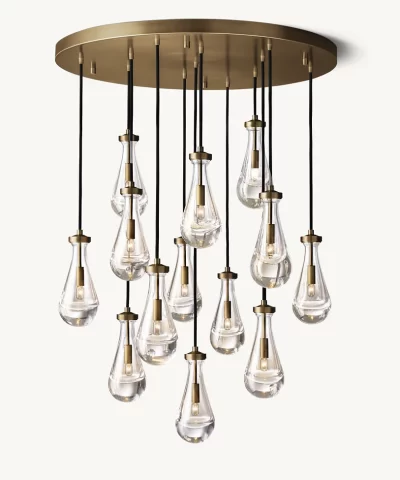 RH Rain Round Chandelier 36" - Image 4