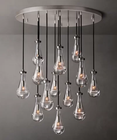 RH Rain Round Chandelier 36" - Image 12