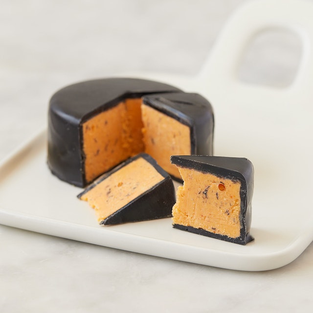 Alternative view of Godminster Devil's Dance Red Chili Cheddar Cheese - 5.29 oz Puck