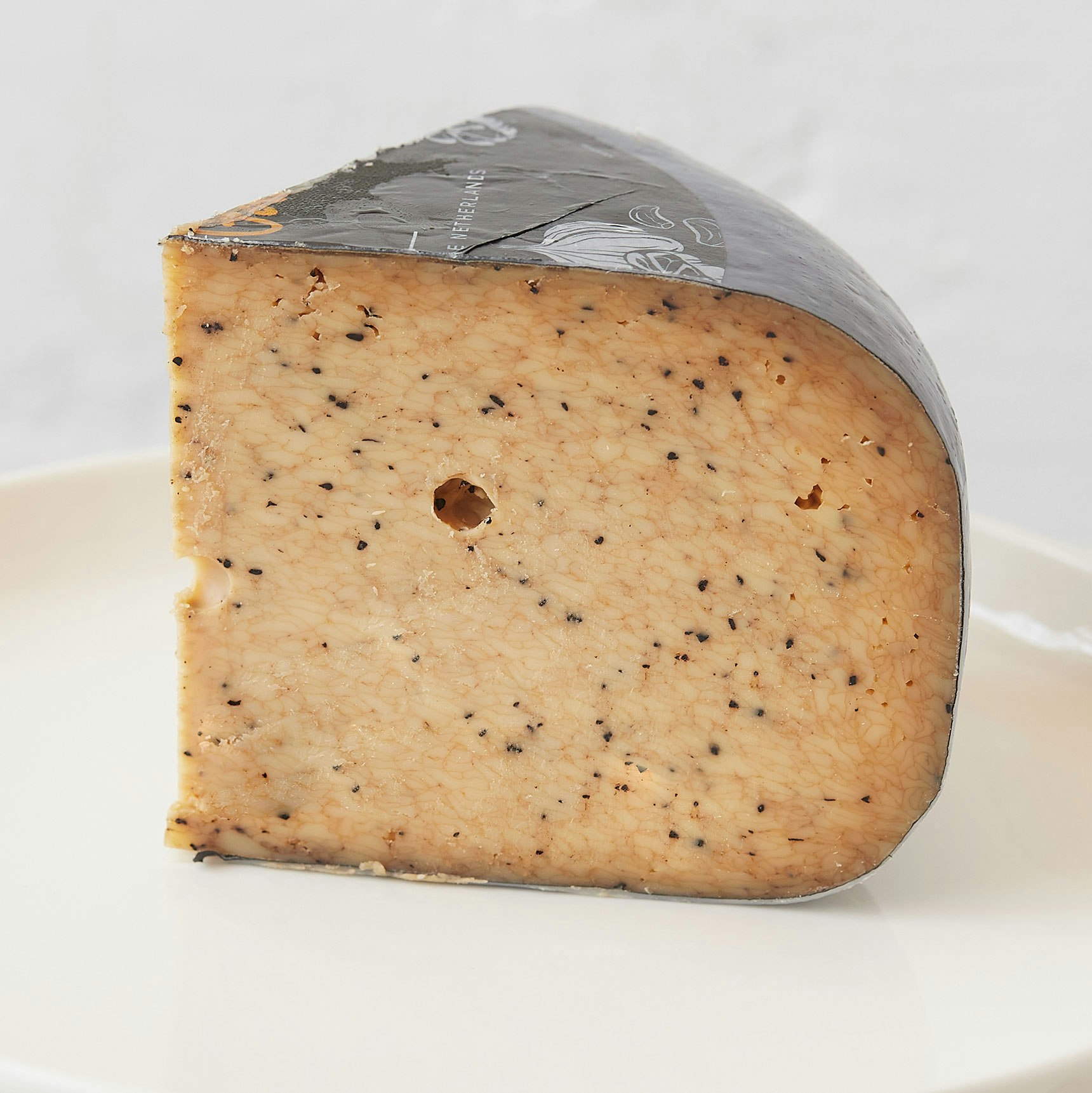 Alternative view of Artikaas Black Garlic Gouda Cheese 16 oz