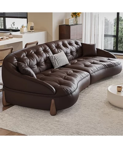 110.24 WhiteGenuineLeatherModularSofacushioncouch 109025187 109025185 109025186