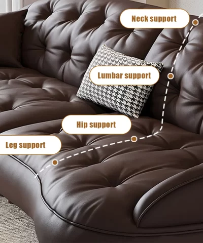 110.24 WhiteGenuineLeatherModularSofacushioncouch 109025187 109025185 109025186 6