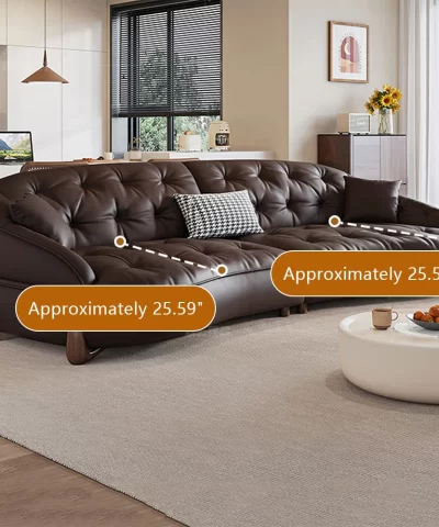 110.24 WhiteGenuineLeatherModularSofacushioncouch 109025187 109025185 109025186 7