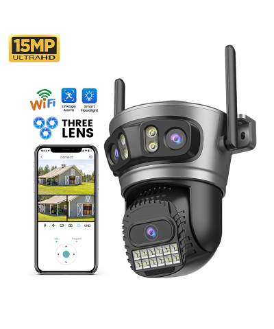 Outdoor PTZ Security Camera with Auto Tracking, Color Night Vision & 2-Way Audio - Image 8