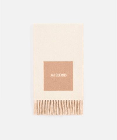 Jacquemus Jacquard Logo The Rond Carré Scarf - Image 5