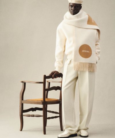 Jacquemus Jacquard Logo The Rond Carré Scarf - Image 8