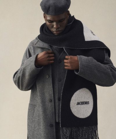 Jacquemus Jacquard Logo The Rond Carré Scarf - Image 4