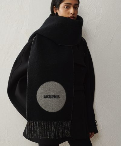 Jacquemus Jacquard Logo The Rond Carré Scarf - Image 3