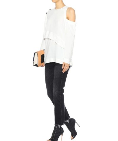 Alternative view of 3X1 W3 Straight Authentic Jeans, Black