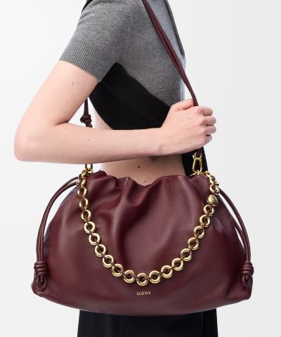 Loewe Flamenco Large Napa Lambskin Shoulder Bag - Image 7