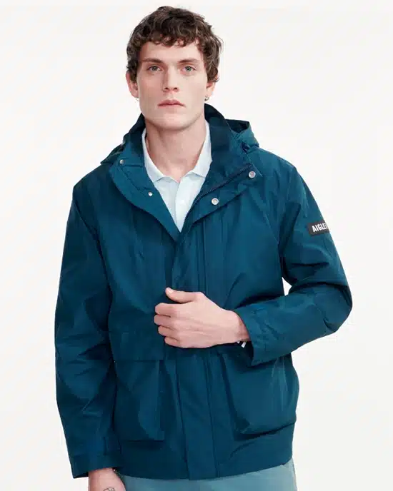 AIGLE Mens Gore-Tex® Short Parka Detach Hood-20307925