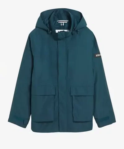 AIGLE Mens Gore-Tex® Short Parka Detach Hood - Image 5
