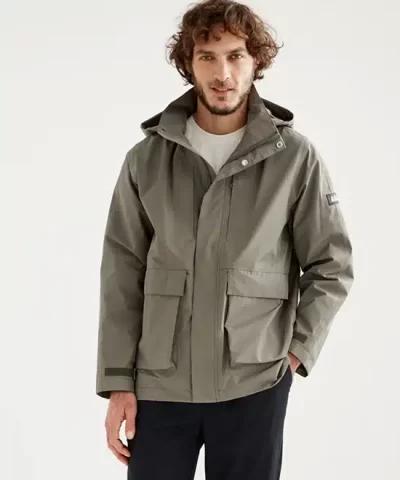 AIGLE Mens Gore-Tex® Short Parka Detach Hood-20307904