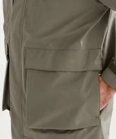 AIGLE Mens Gore-Tex® Short Parka Detach Hood - Image 7