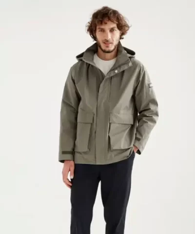 AIGLE Mens Gore-Tex® Short Parka Detach Hood-20307917
