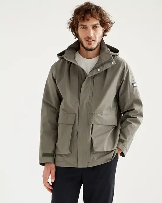 AIGLE Mens Gore-Tex® Short Parka Detach Hood-20307904