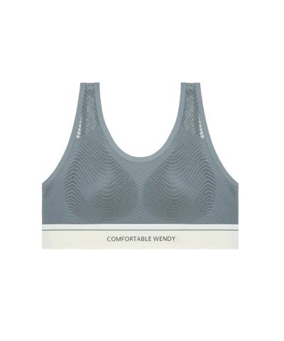 AIMER CHUANG Mingdong 2 Series U Neck Unsupported Hidden Hole Cup Vest Bra 6