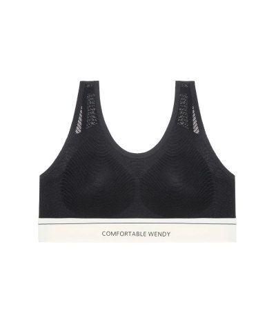 AIMER CHUANG Mingdong 2 Series U Neck Unsupported Hidden Hole Cup Vest Bra 8