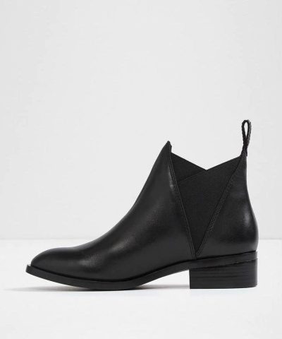 ALDO Black Scotch Chelsea Ankle Booties-20235708