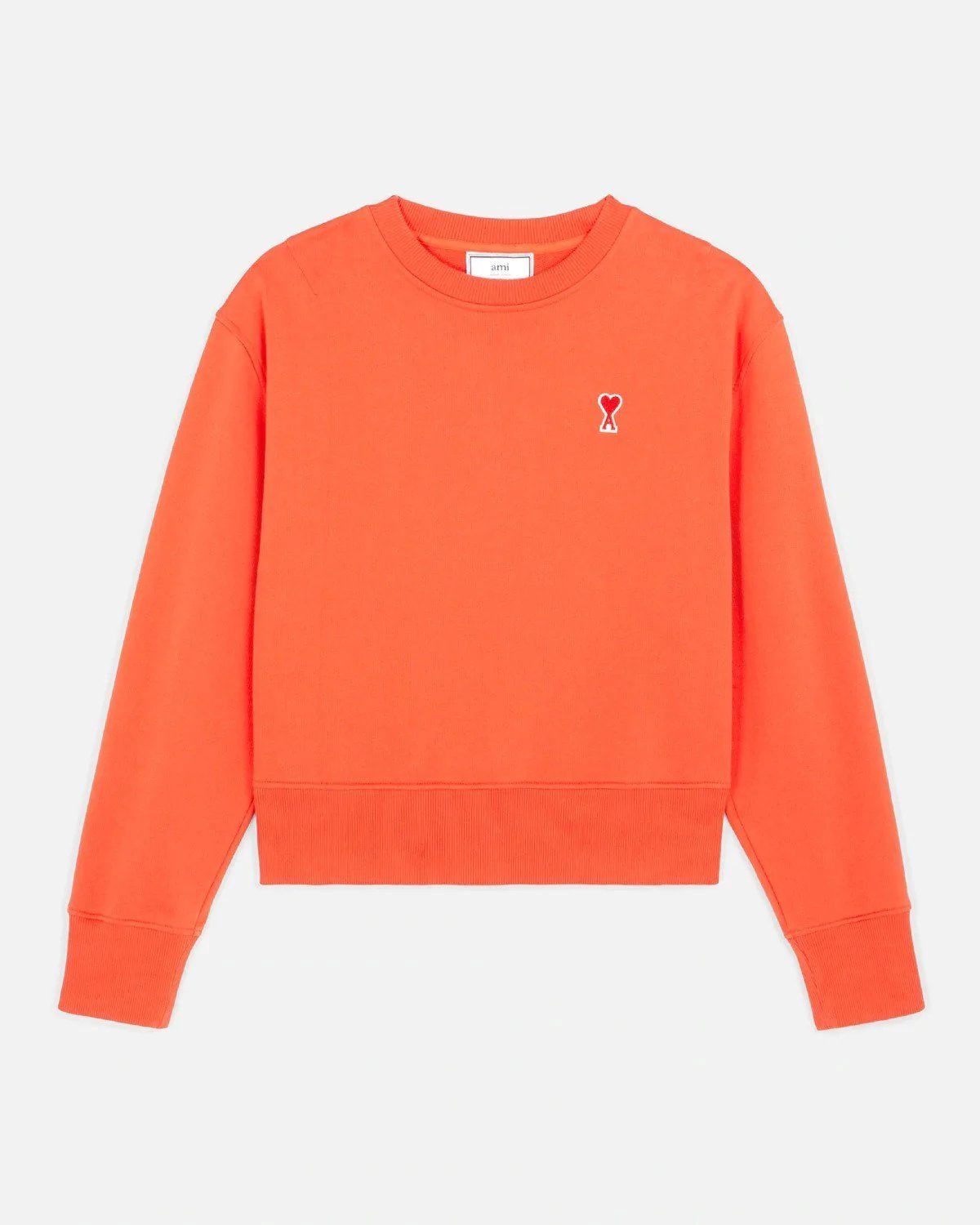 AMI Alexandre Mattiussi Crewneck Sweatshirt With Ami De Coeur Logo-20293444