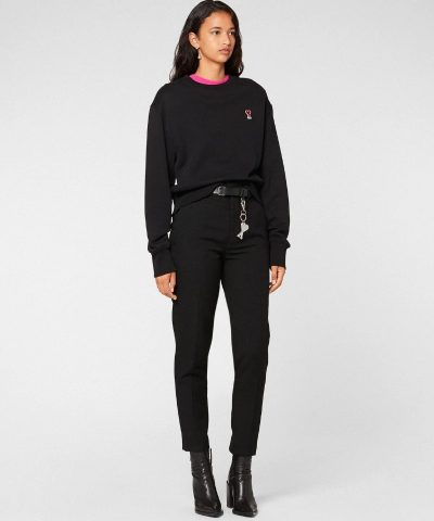 AMI Alexandre Mattiussi Crewneck Sweatshirt With Ami De Coeur Logo 4