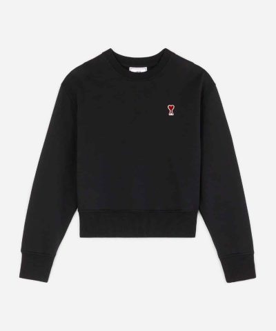 AMI Alexandre Mattiussi Crewneck Sweatshirt With Ami De Coeur Logo-20264738