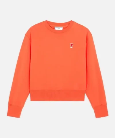 AMI Alexandre Mattiussi Crewneck Sweatshirt With Ami De Coeur Logo-20293452