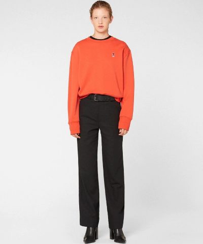 AMI Alexandre Mattiussi Crewneck Sweatshirt With Ami De Coeur Logo 9