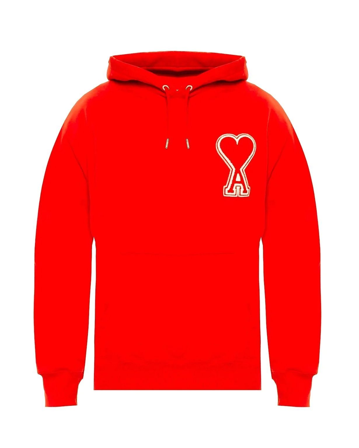 Alternative view of AMI Men's Red De Coeur Hoodie