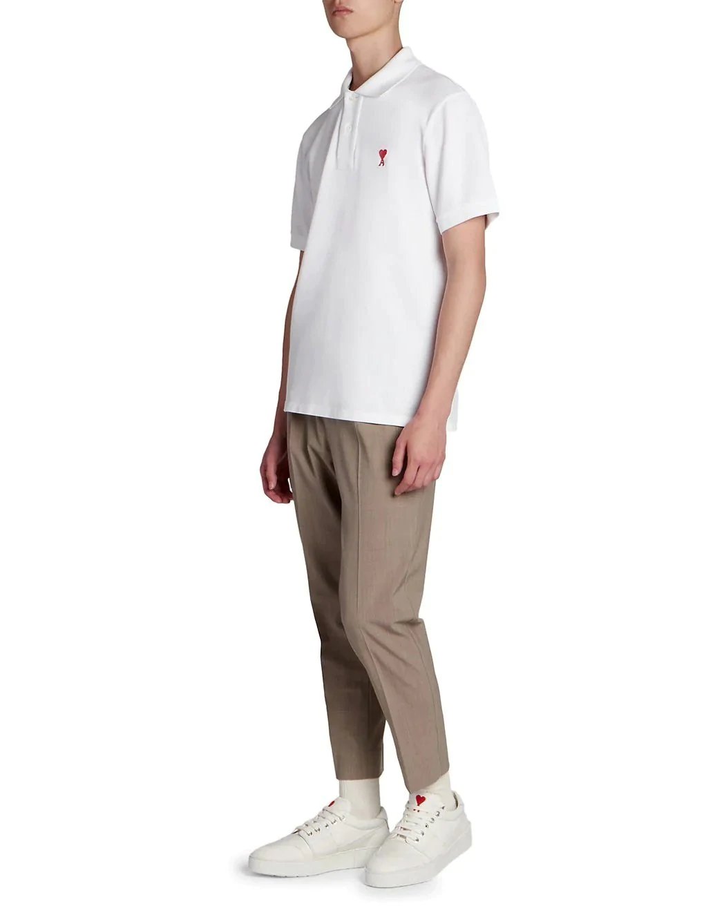 Alternative view of AMI Paris Ami De Coeur Polo Shirt