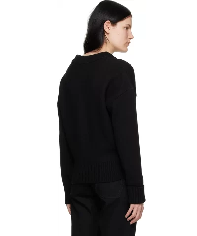 AMI Paris Embroidered Wool Cardigan 2