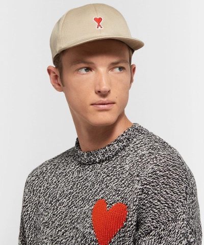 AMI Paris Heart Logo Baseball Cap 1