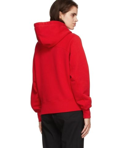AMI Womens Red De Coeur Hoodie 2