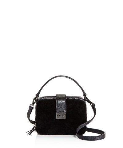 AQUA Tada Square Shearling Crossbody-20223942