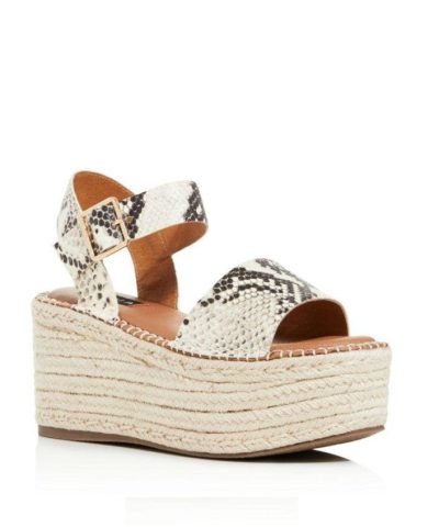 AQUA Women's Rowan Leather Espadrille Platform Sandals-20268644
