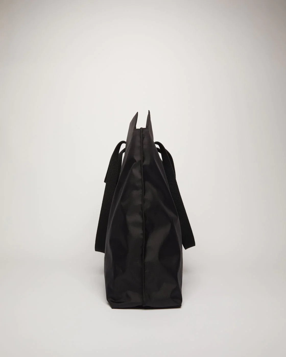 Alternative view of Acne Studios Logo Plaque Tote Bag Black