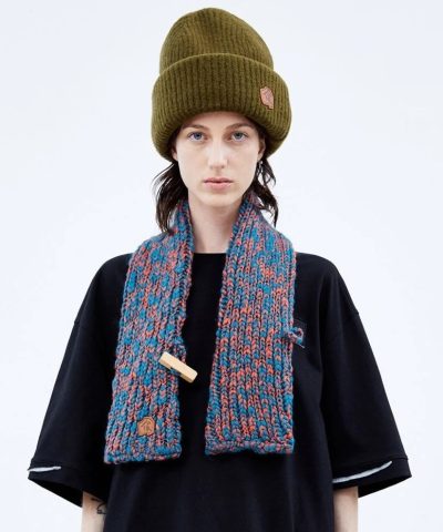 Ader Error Green & Red Petit Muffler Scarf-20238220