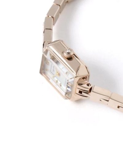 Agete Square Face Jewelry Watch [AGETE 15YG2 Watch] - Image 3