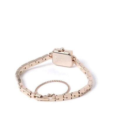 Agete Square Face Jewelry Watch [AGETE 15YG2 Watch] - Image 4