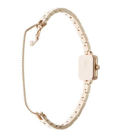 Agete Square Face Jewelry Watch [AGETE 15YG2 Watch] - Image 5