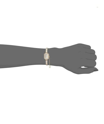 Agete Square Face Jewelry Watch [AGETE 15YG2 Watch] - Image 7